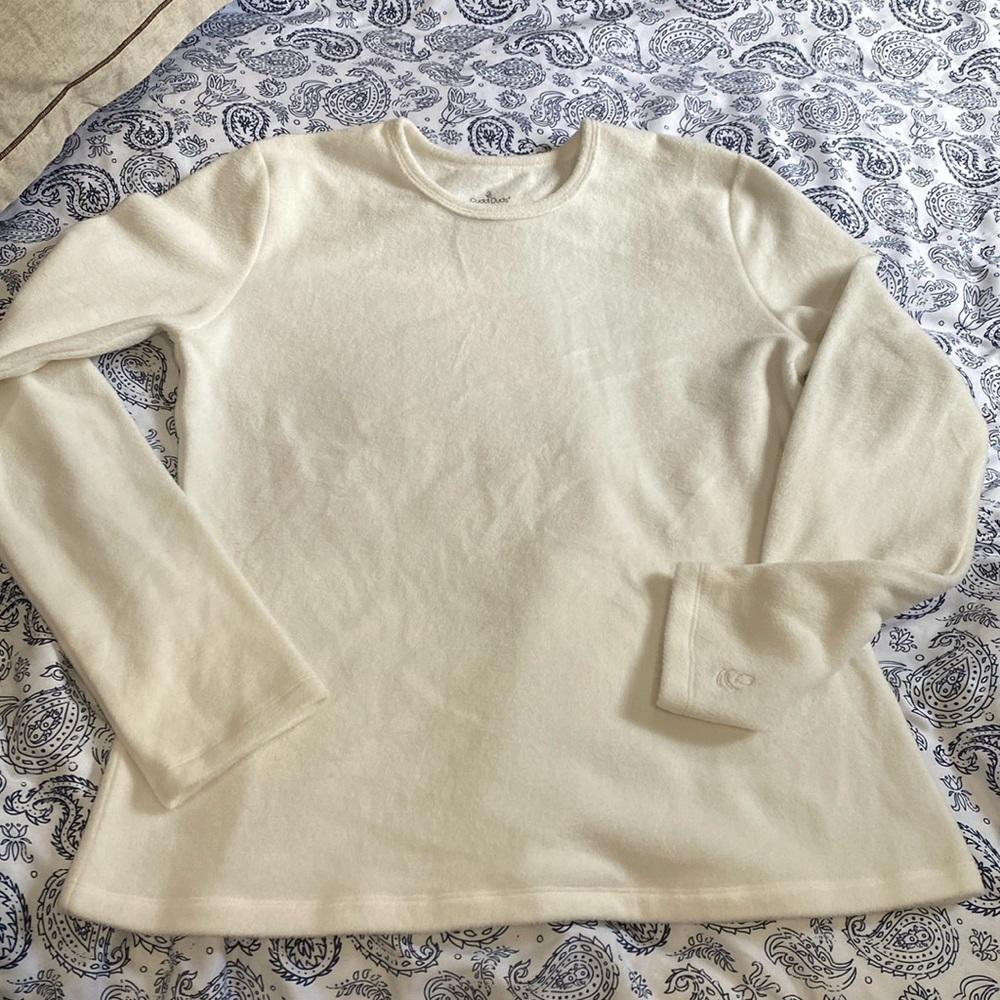 Cuddl duds, never worn fleece sleep shirt L